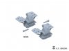 E.T. Model P35-405 WWII German Sd.kfz.251/Sd.kfz.11 Track links & Sprockets Early 3d Printed 1/35
